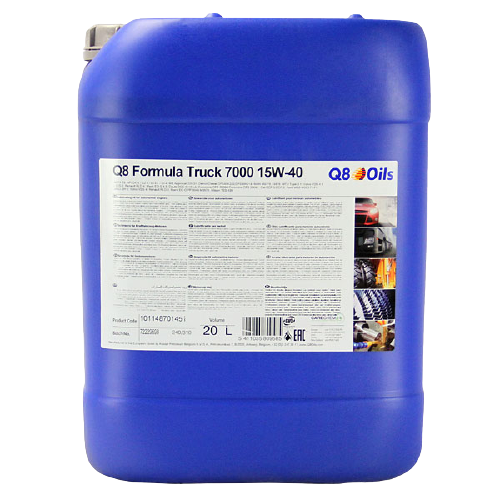 Моторное масло Q8 Formula Truck 7000 15W-40, 20л